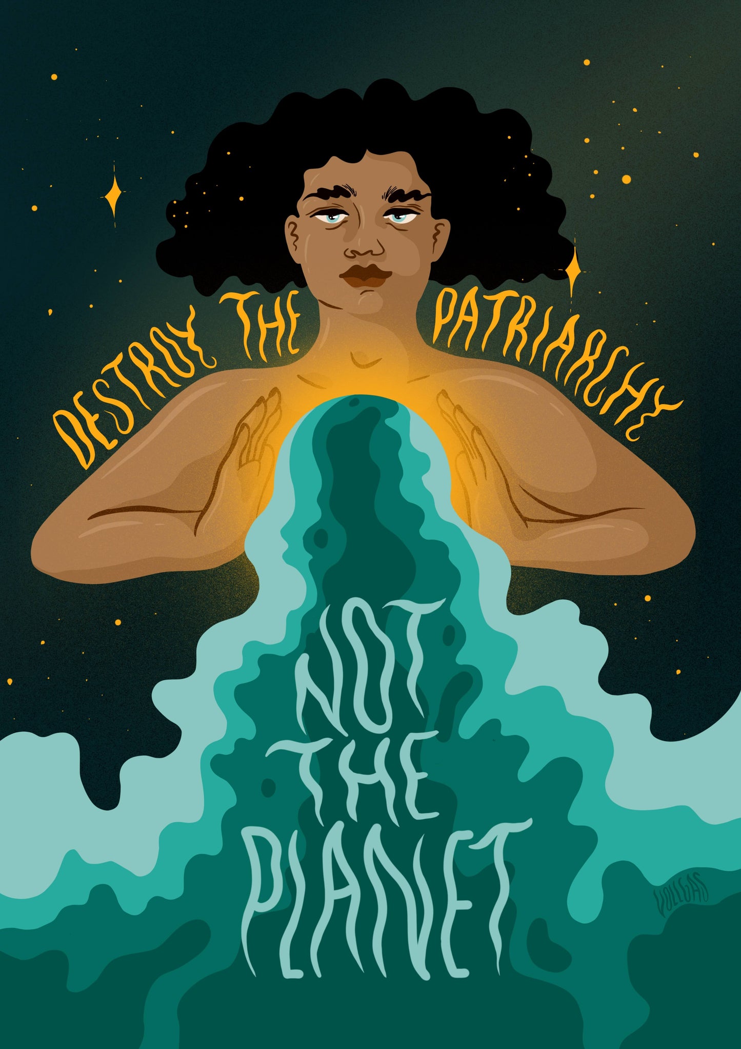 Destroy the Partiarchy | Kunstdruck