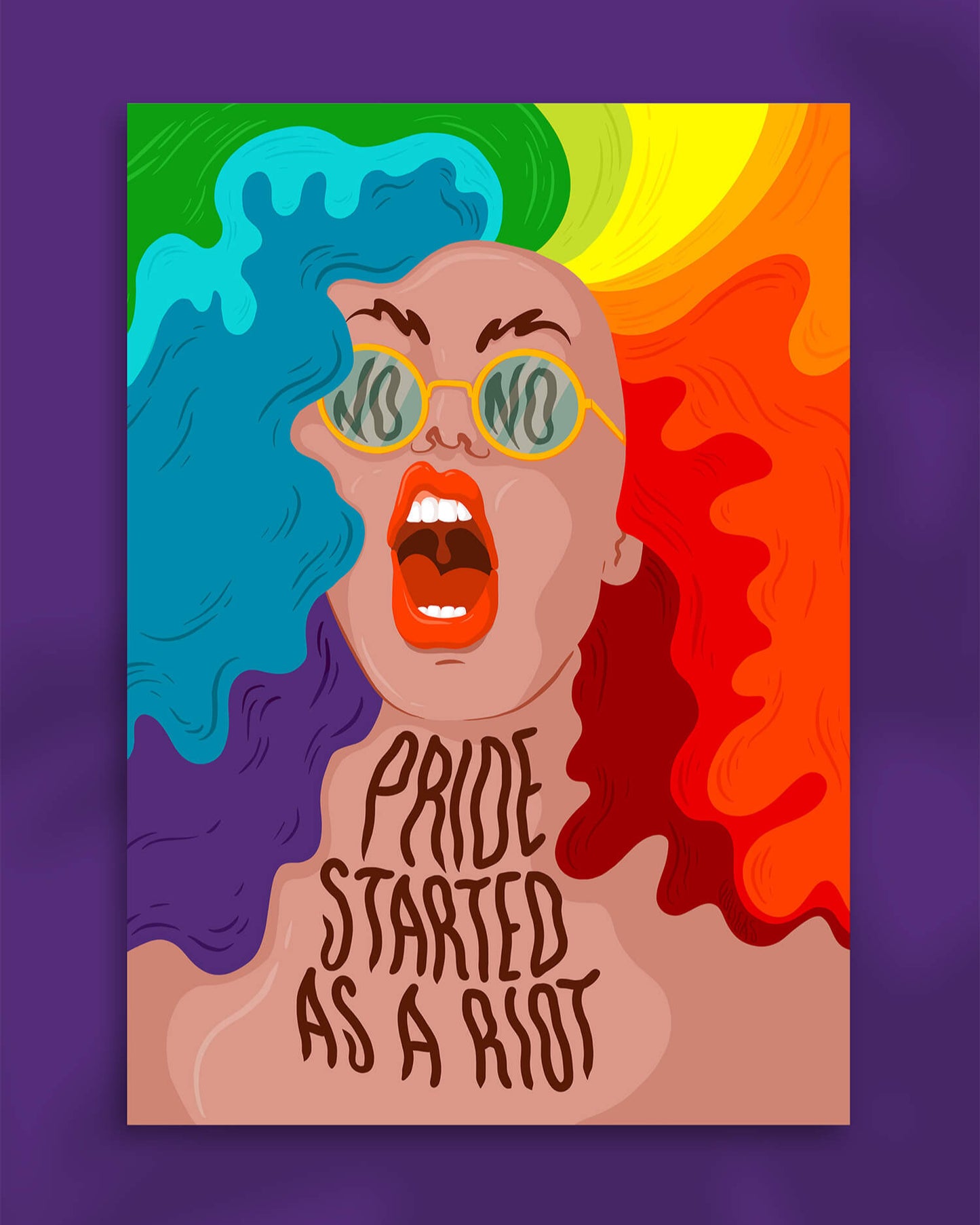 Pride started as a Riot | Kunstdruck