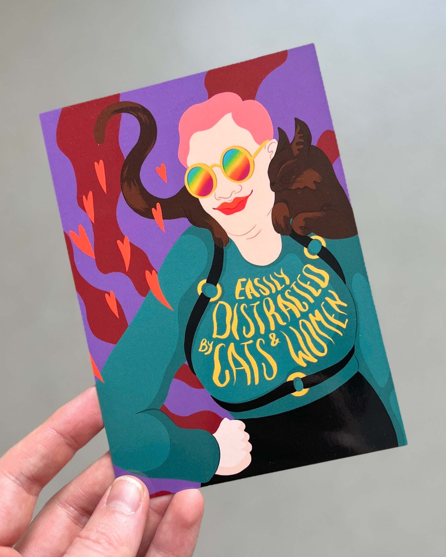 Easily Distracted | Postkarte