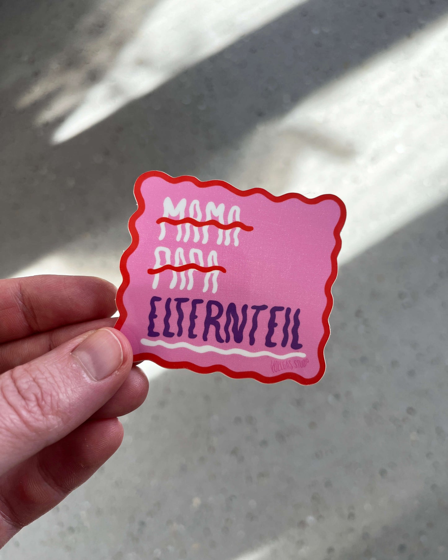 Genderneutraler Sticker