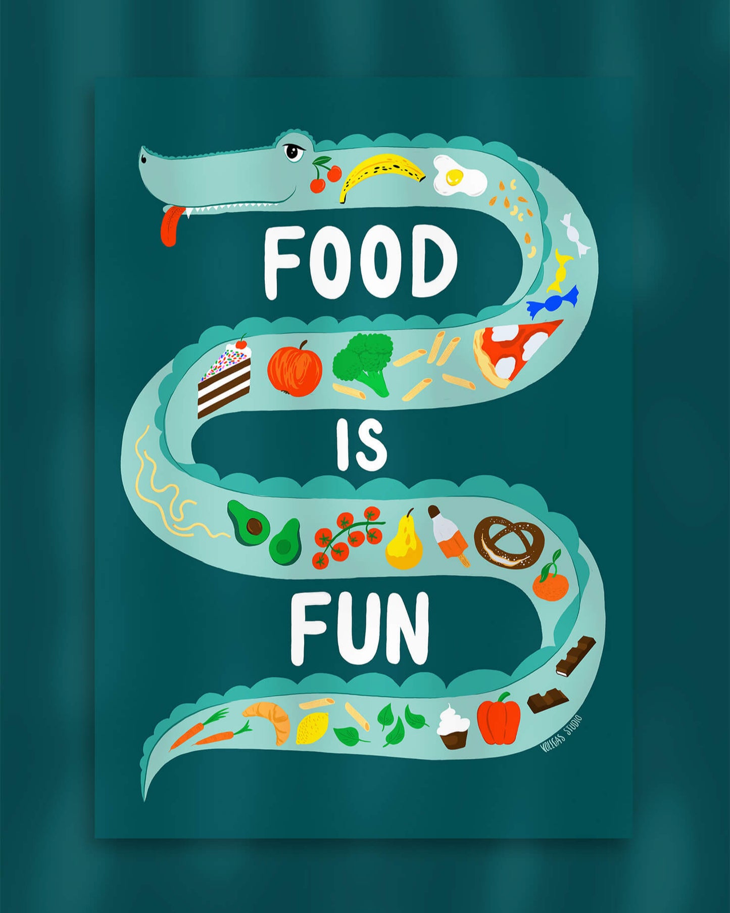 Food is Fun | Poster
