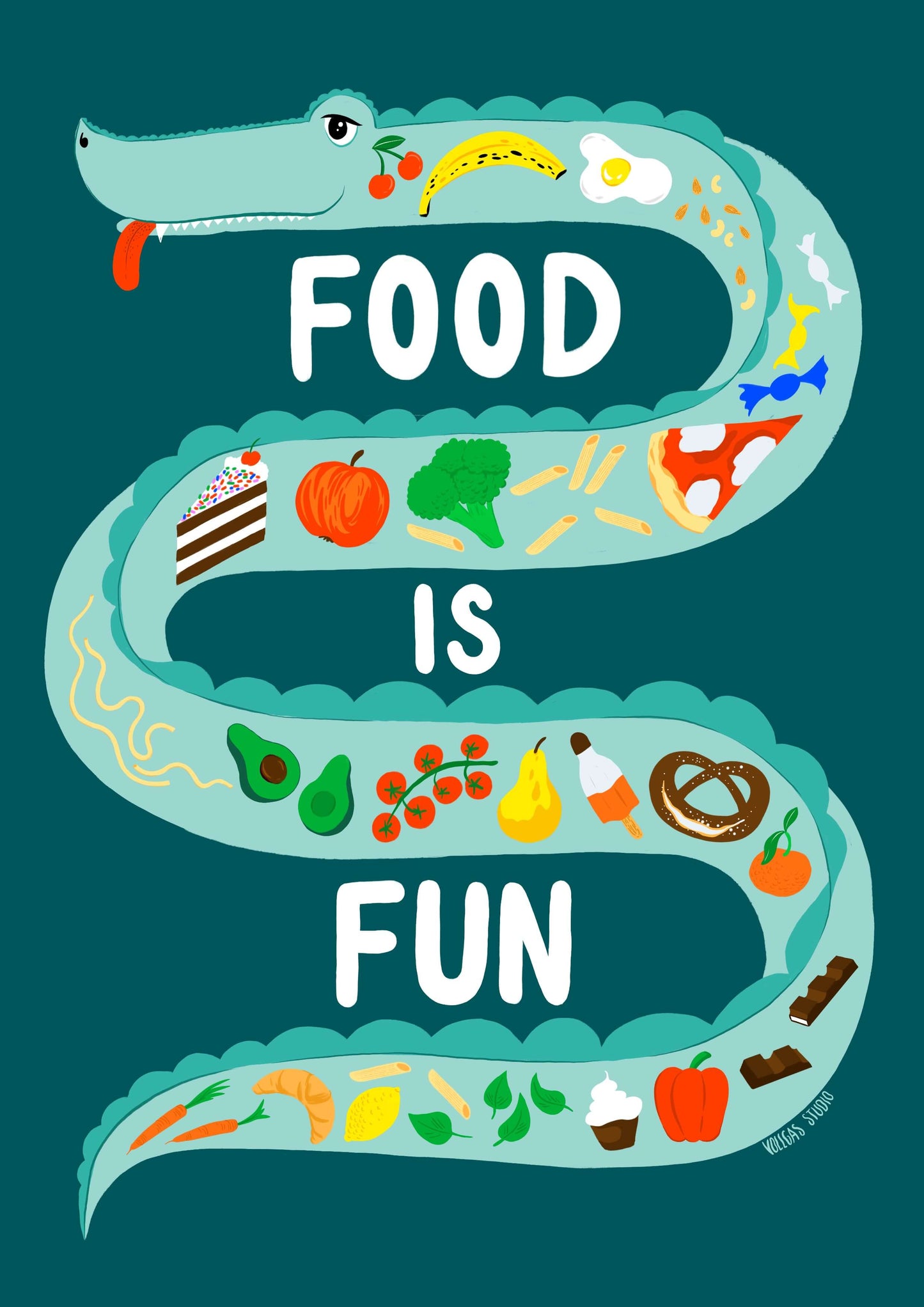 Food is Fun | Poster