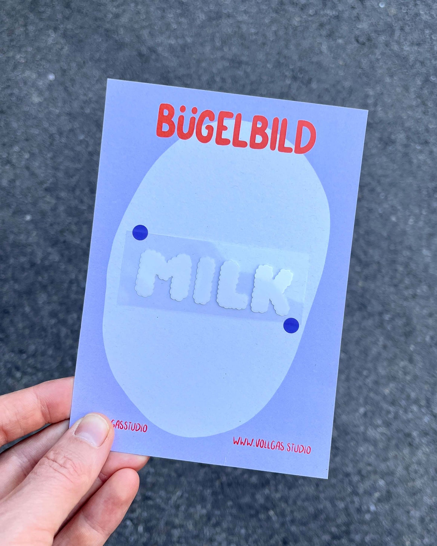 Milk | Bügelbild
