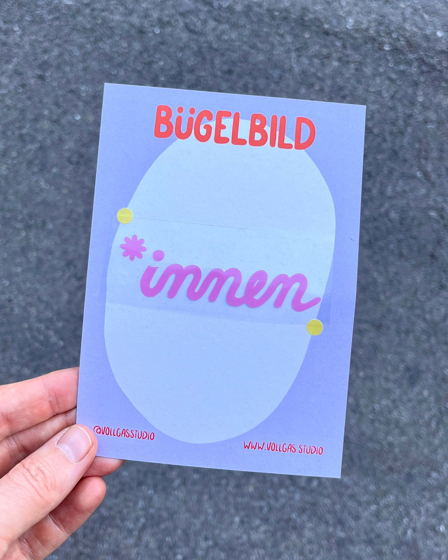 *innen | Bügelbild