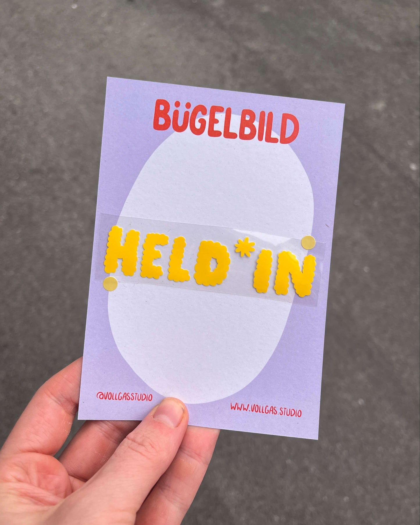 Held*in | Bügelbild